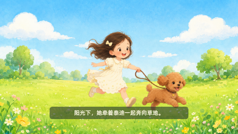 可爱的小姑娘